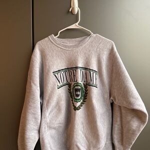 Notre Dame Gray Sweater